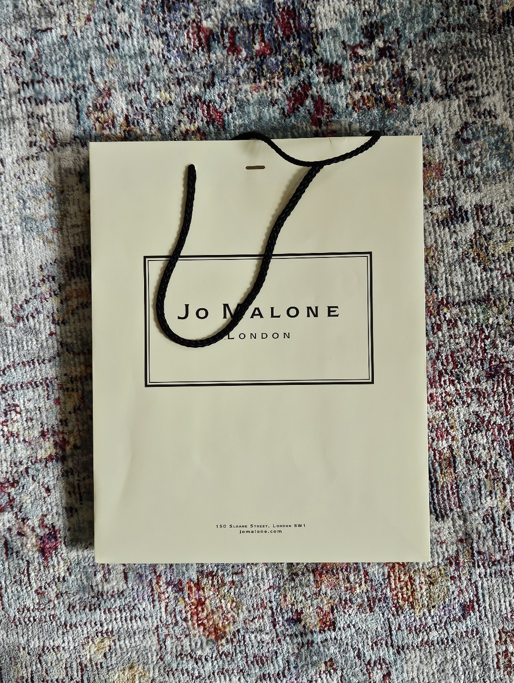 Jo Malone Cream and Black Luxury Gift Bag